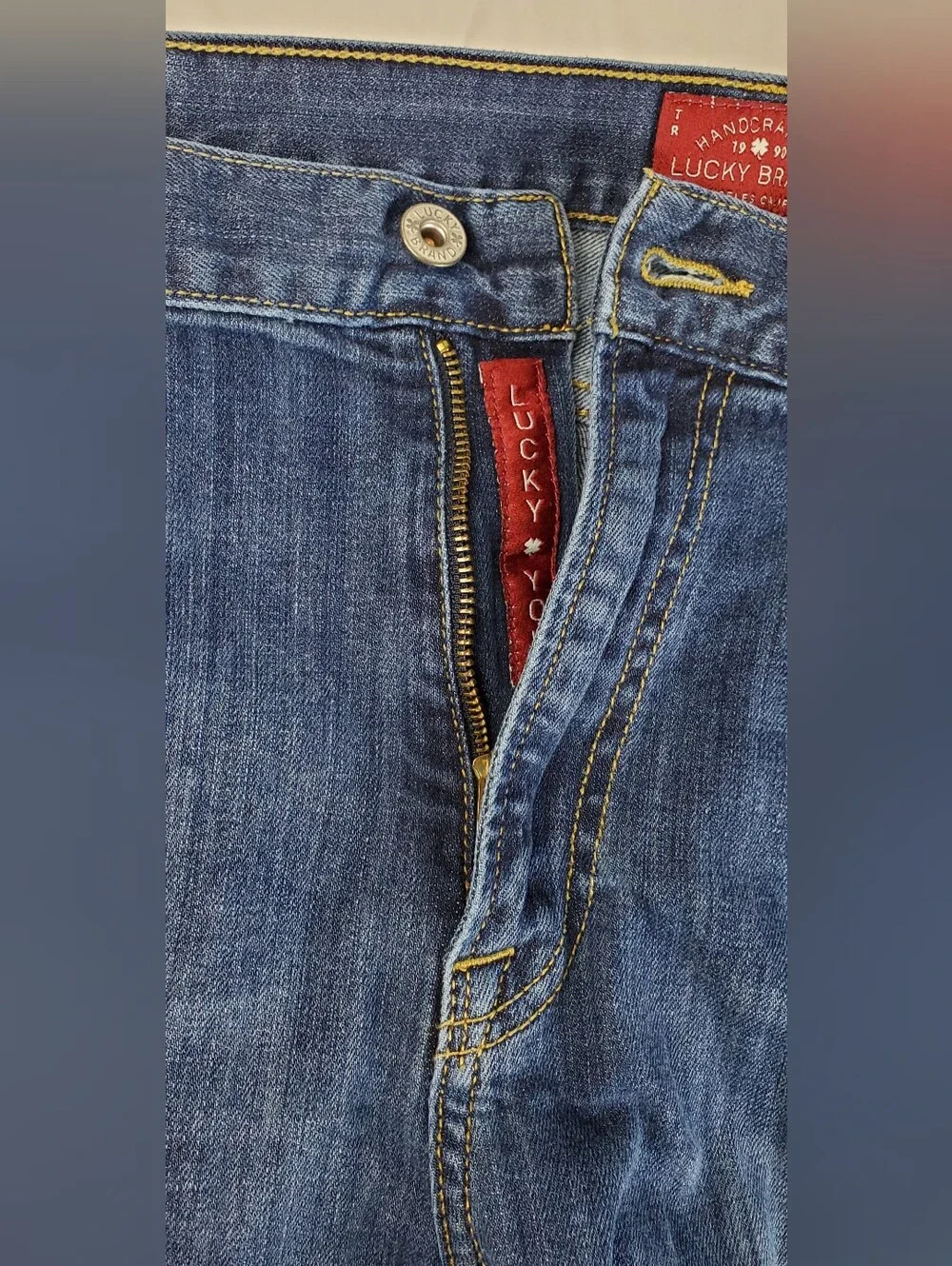 Lucky Brand Mens 429 Classic Straight Denim Jeans - Size 38 x 32 - EUC